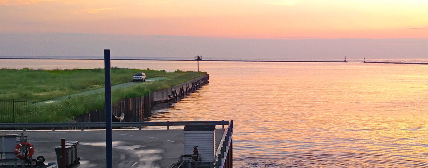 flood zone by a lake